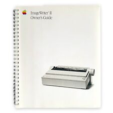 Apple ImageWriter II Owner’s Guide VTG 1989 . picture