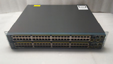 Lot of 2 Cisco WS-C2960S-48FPD-L 48 Port POE Switch picture
