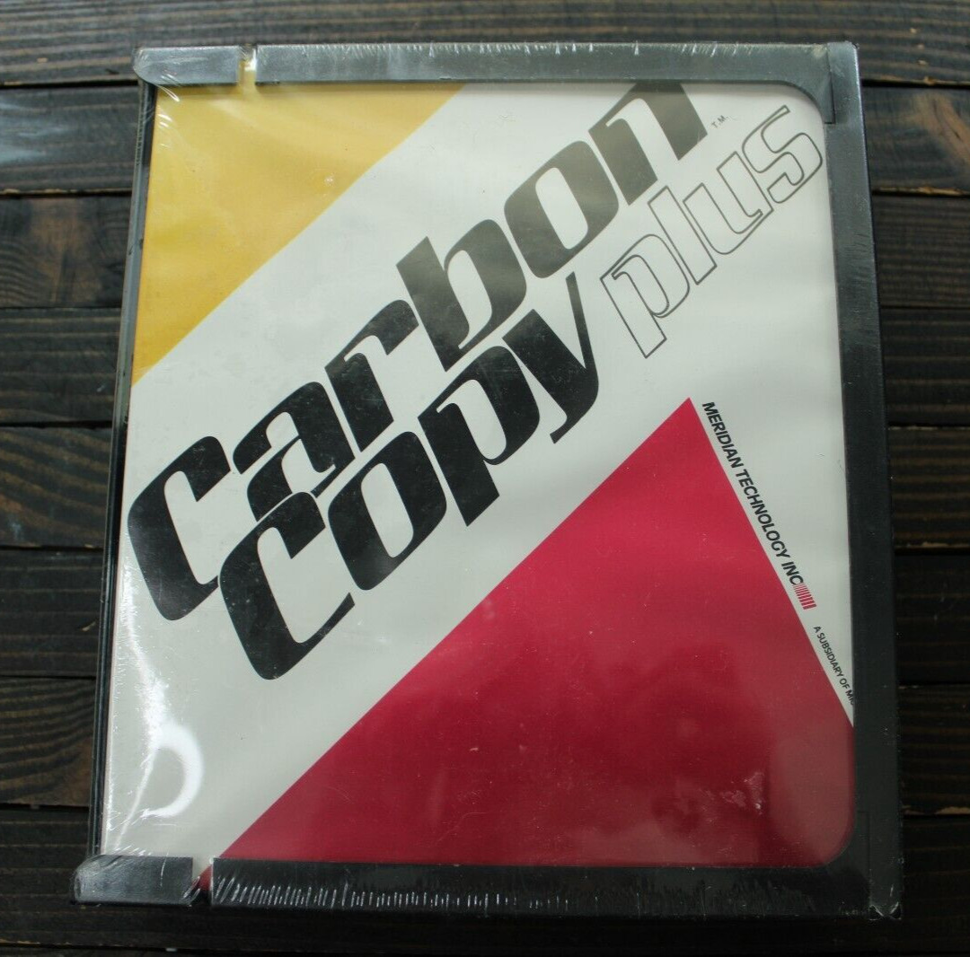 Vintage Microcom  Carbon Copy Plus V5.1 Remote Control Software 3.5”Floppy