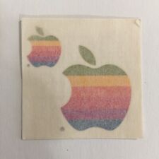 Vintage Apple Computer - Rainbow Apple - Temporary Tattoo picture