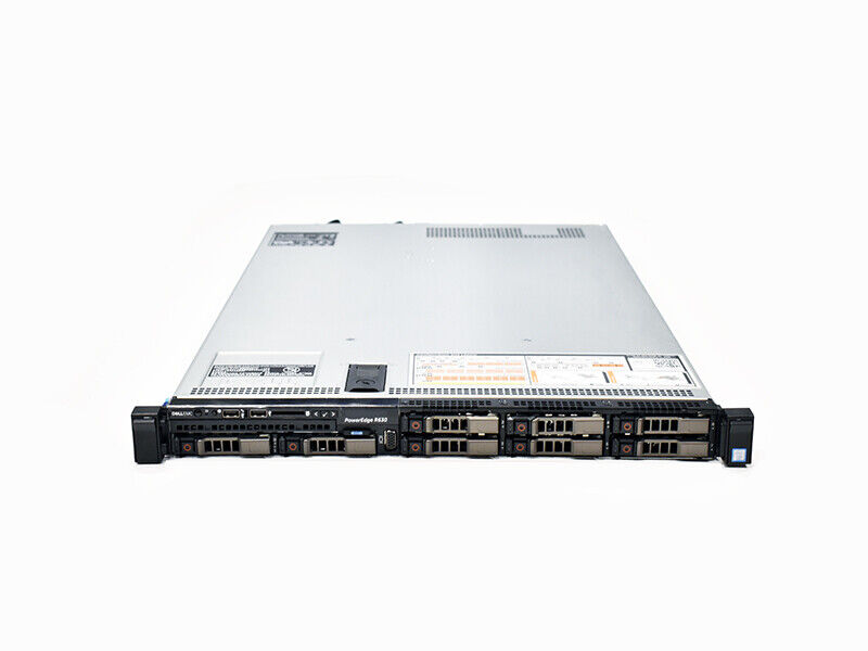 Dell PowerEdge R630 8SFF 2.1Ghz 16-Core 128GB Mem 4x1G RJ-45 NIC 2x750W PSU