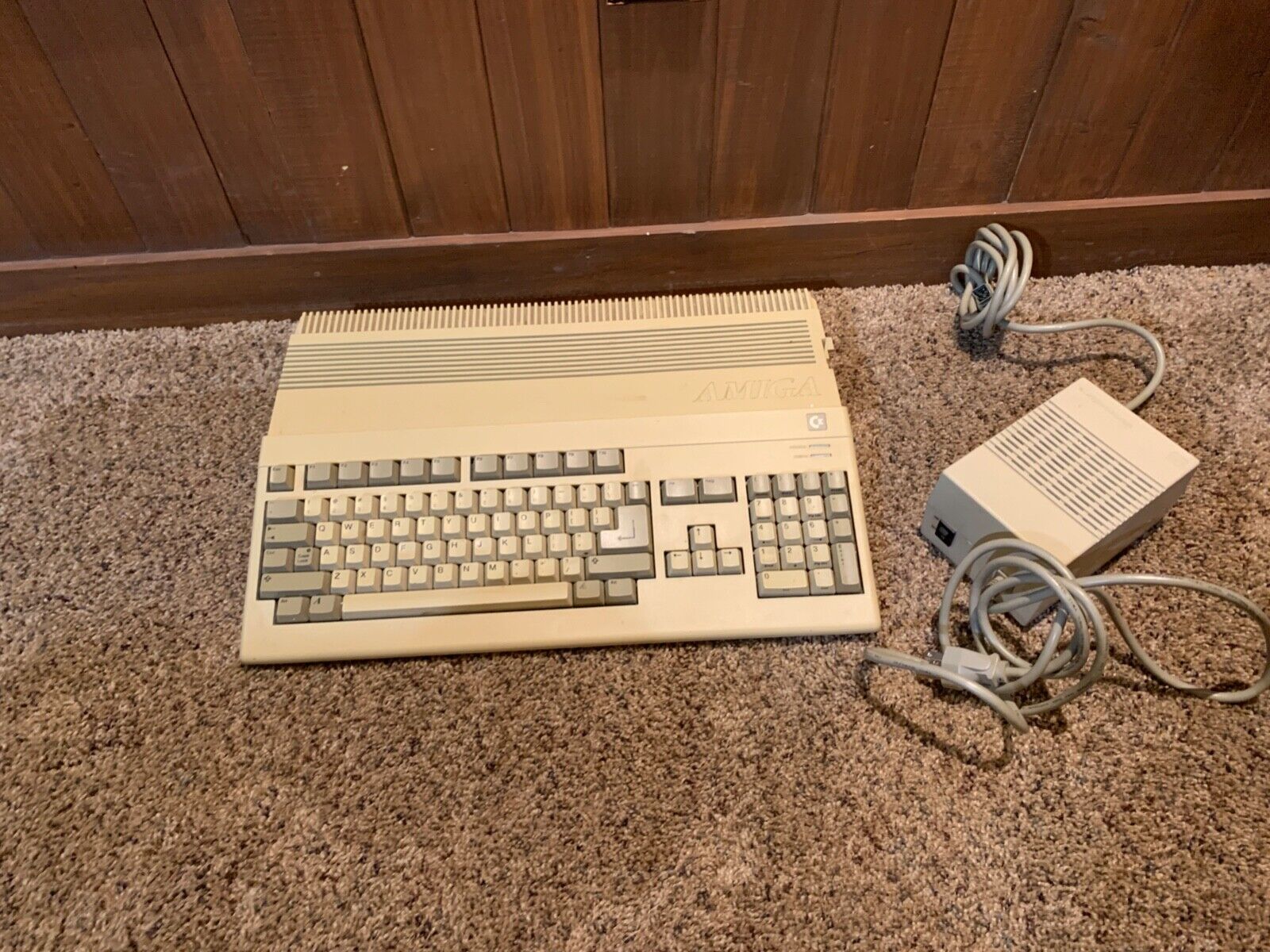 Amiga A500 Computer with power supply and original box