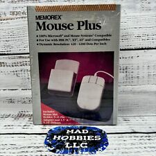 Memorex Computer Mouse Plus Corded For IBM PC XT AT 1993 Vintage New Sealed picture