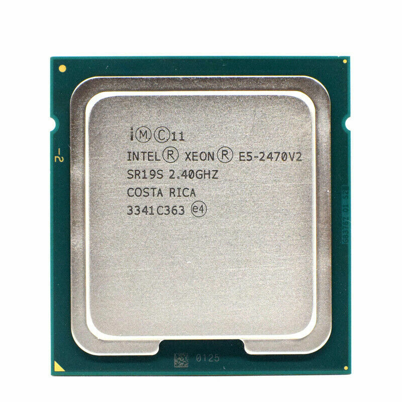 2PC/Matched Pair Intel Xeon E5-2470 V2 2.4 GHz LGA 1356 SR19S Processor CPU