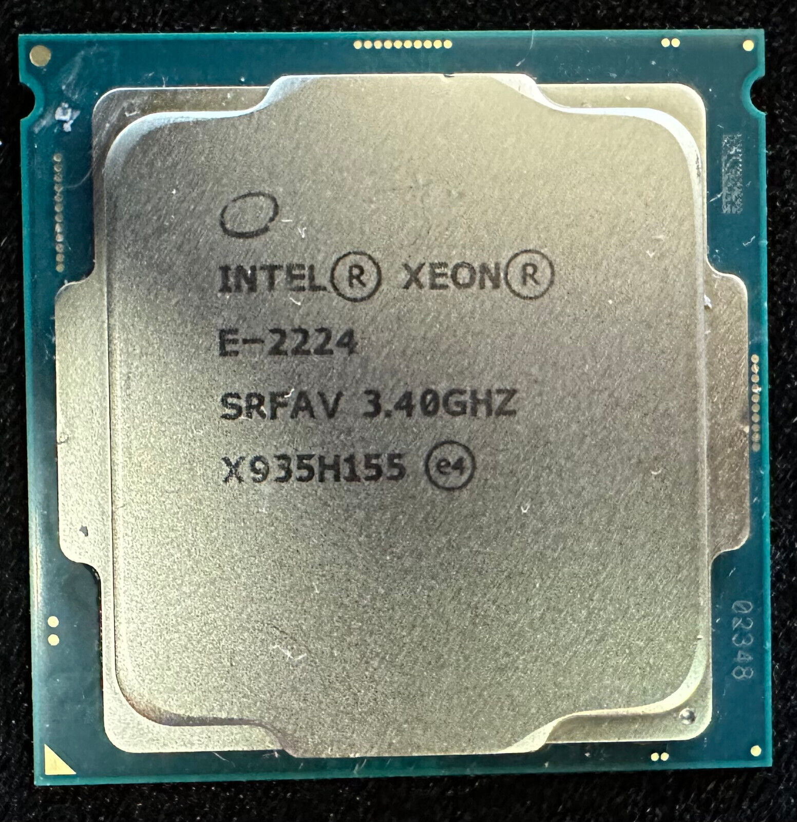 Intel Xeon E-2224 4-Cores 3.4GHz FCLGA 1151 CPU Processor (SRFAV)