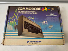 NICE VINTAGE COMMODORE 64 64K PERSONAL COMPUTER IN BOX - POWERS ON BUT UNTESTED picture