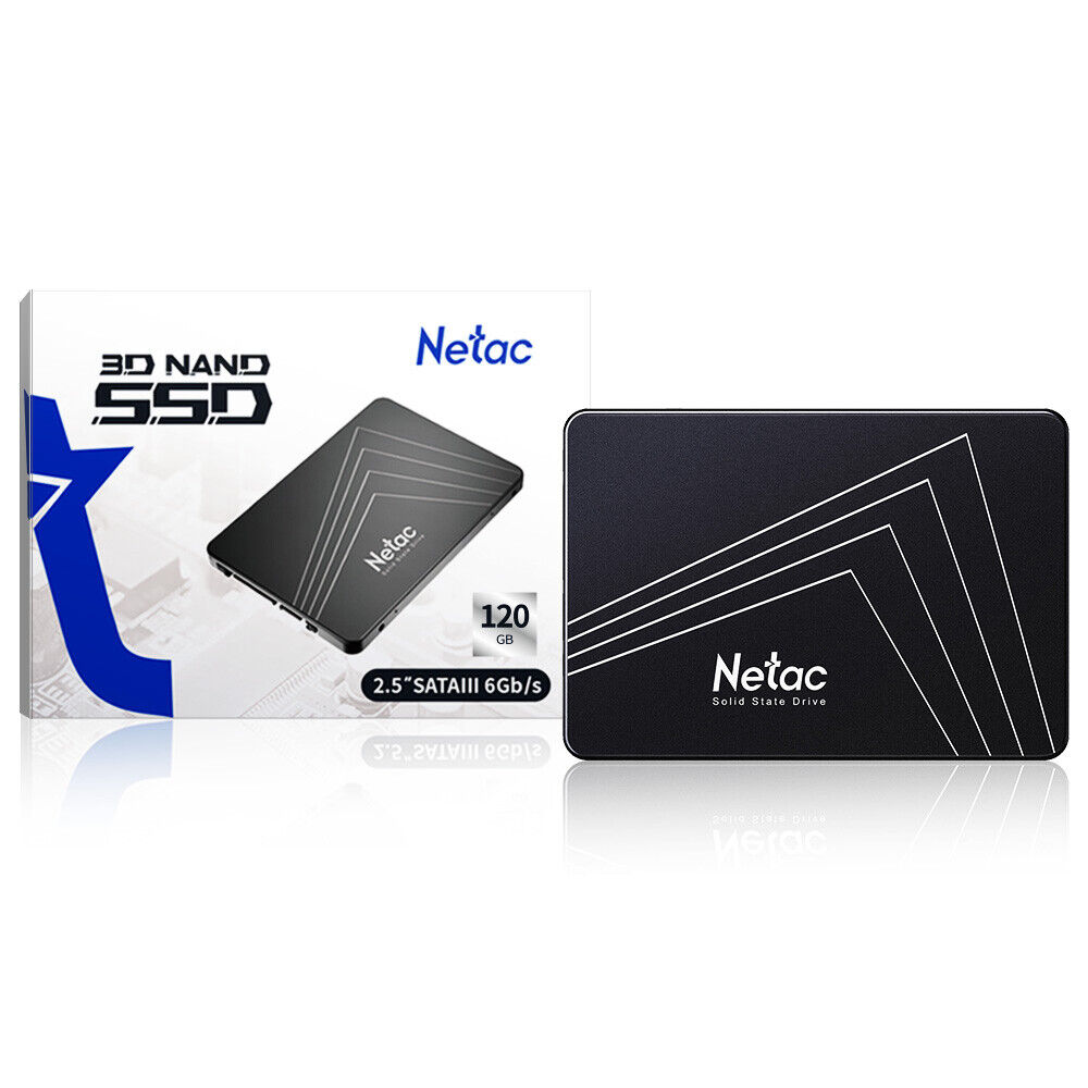 Netac Internal SSD 120GB Solid State Drive 2.5'' SATAIII 6GB/s Up to 510MBps