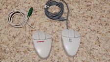 TWO Vintage Logitech Mouseman Serial Port Ball Mouses READ DESCRIPTION picture