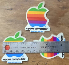 Vintage Apple Rainbow Logo Sticker 1 sticker picture