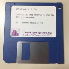 Vintage CAKEWALK 4.0E Software 3.5” Disk VHTF picture