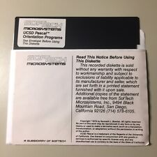 Vintage 1979 UCSD Pascal Orientation Programs 5.25” Floppy Disk VHTF picture
