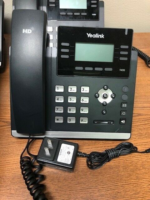 Yealink T42G Gigabit IP Phone VoIP Office (MULTIPLE AVAILABLE - pre owned)