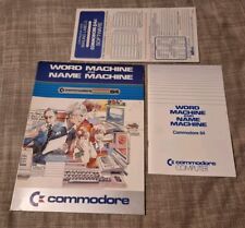 VTG 1983 Word machine & Name Machine Software Commodore 64 Sleeve & Papers Only picture
