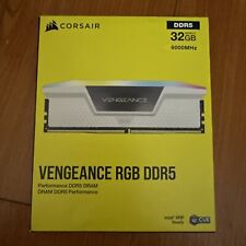 CORSAIR Vengeance RGB 32GB PC5-48000 (DDR5-6000) RAM Memory White picture