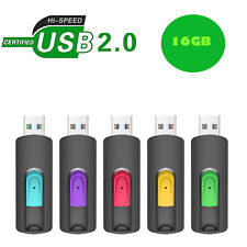 5 Pack USB 2.0 Flash Drives 16GB Memory Stick Retractable Thumb Drive Jump Drive picture