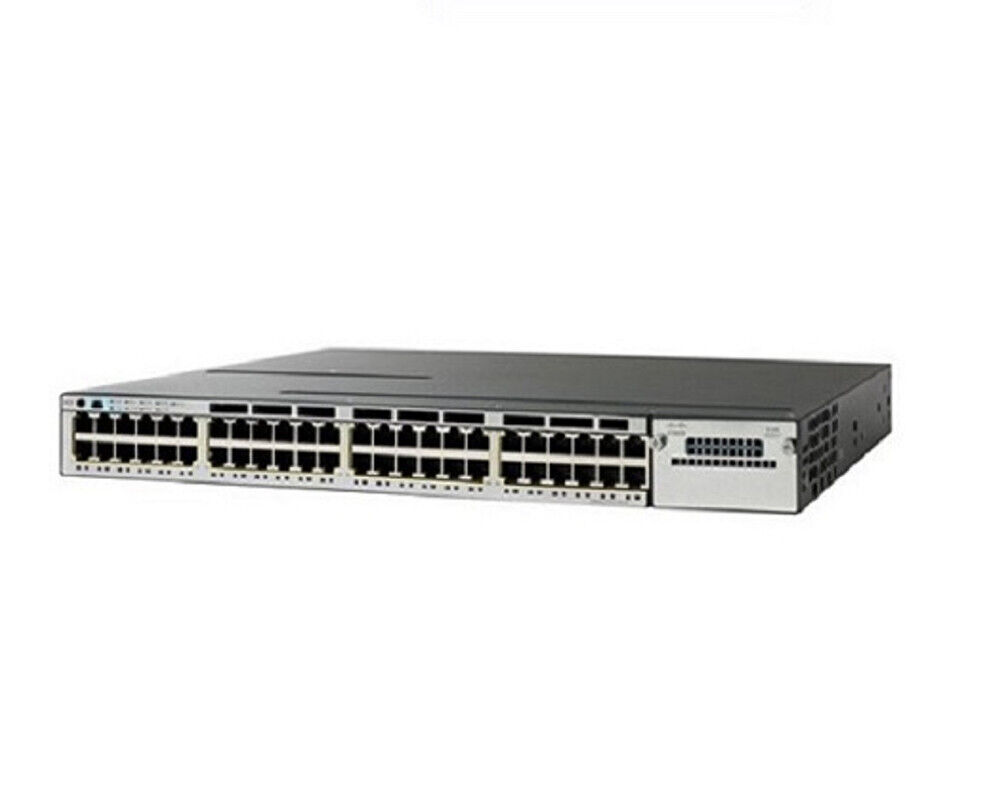 Cisco WS-C3850-48U-S Catalyst 3850 48 Ports Upoe IP Base Switch 1 Year Warranty