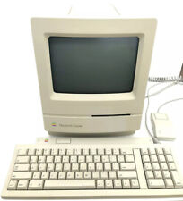 VTG 1991 Apple Macintosh Classic Computer M1420 Cord Keyboard Mouse Box Manual picture