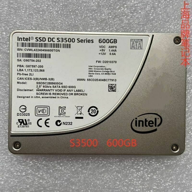 Intel 600GB S3500 SSD 6Gb/s 2.5\