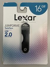 Lexar Flash Drive USB 2.0, Jump Drive Twist Turn 16 GB, Brand New picture
