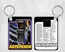Asteroids Atari Arcade Flyer Keychain Christmas Gift, Videogame, Retro picture