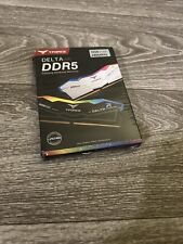 TEAMGROUP T-Force Delta RGB DDR5 Ram 32GB (2x16GB) 6000MHz WHITE COLOR picture