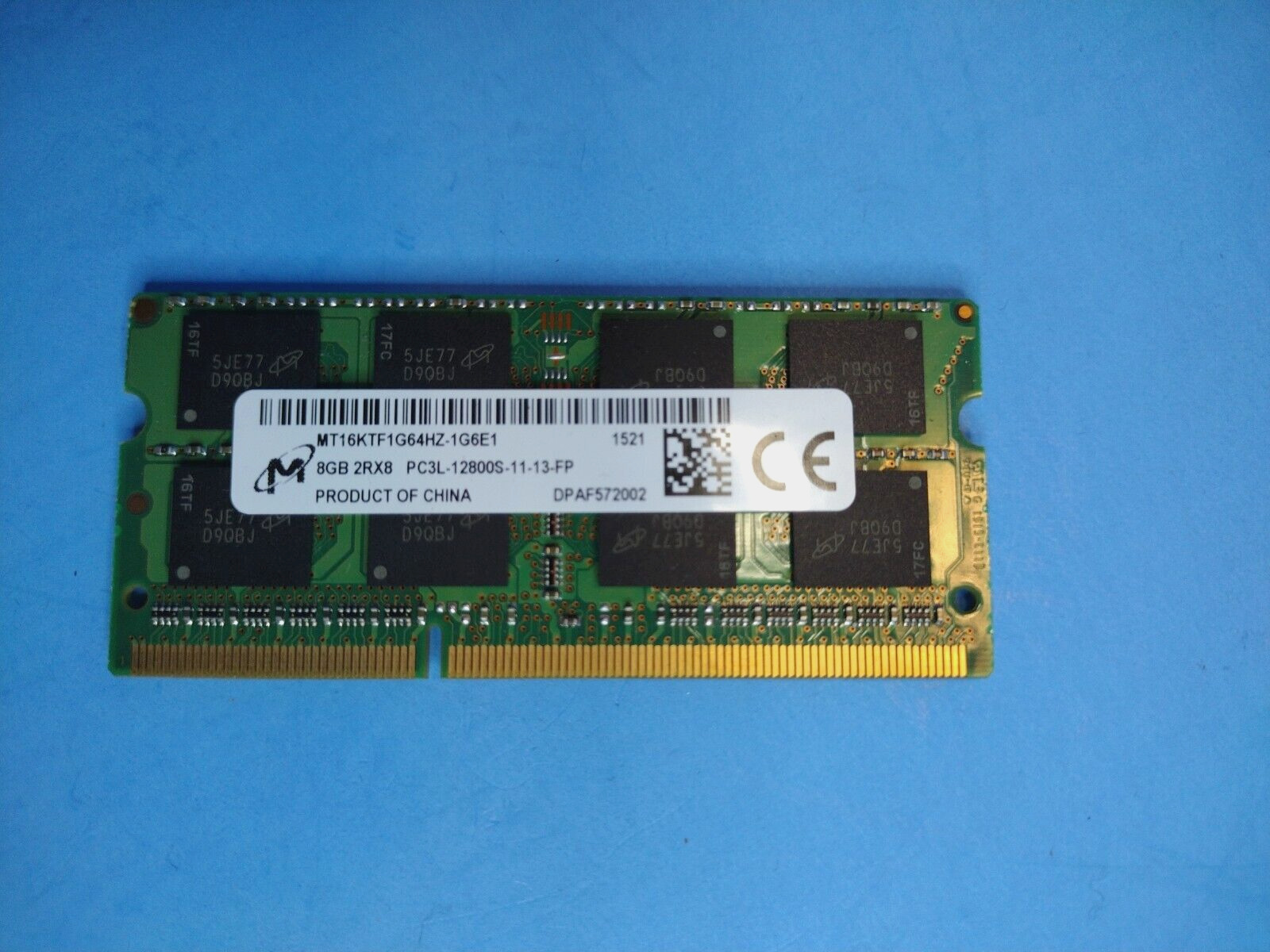 8GB SODIMM 2Rx8 PC3L 12800S DDR3 DDR3L Laptop Memory Ram HP Dell lenovo