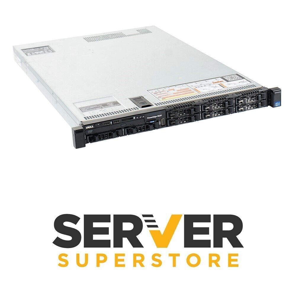 Dell PowerEdge R620 Server | 2x E5-2680 V2 2.8GHz = 20 Cores | 128GB | H310