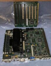 Vintage Dell GX1 88864 Slot 1 Motherboard,9171E Tower Riser, PII CPU & RAM  picture