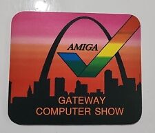 VERY RARE VINTAGE AMIGA GATEWAY COMPUTER SHOW MOUSE PAD NEW picture