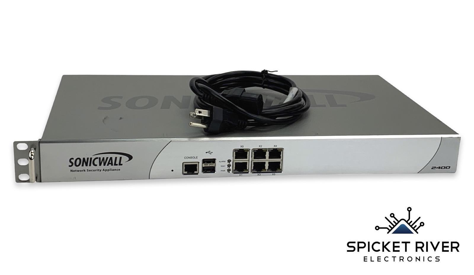 SonicWall NSA 2400 6-Port Firewall Network Security Appliance VPN