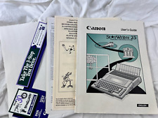 Vintage Users Guide for the Canon StarWriter 25 Personal Publishing System ++ picture
