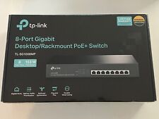 TP-LINK TL-SG1008MP 8-PORT GIGABIT POE+ SWITCH 124W POWER NEW SEALED FAST SHIP picture