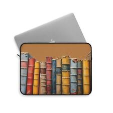 Vintage Books Laptop Sleeve in Light Brown picture