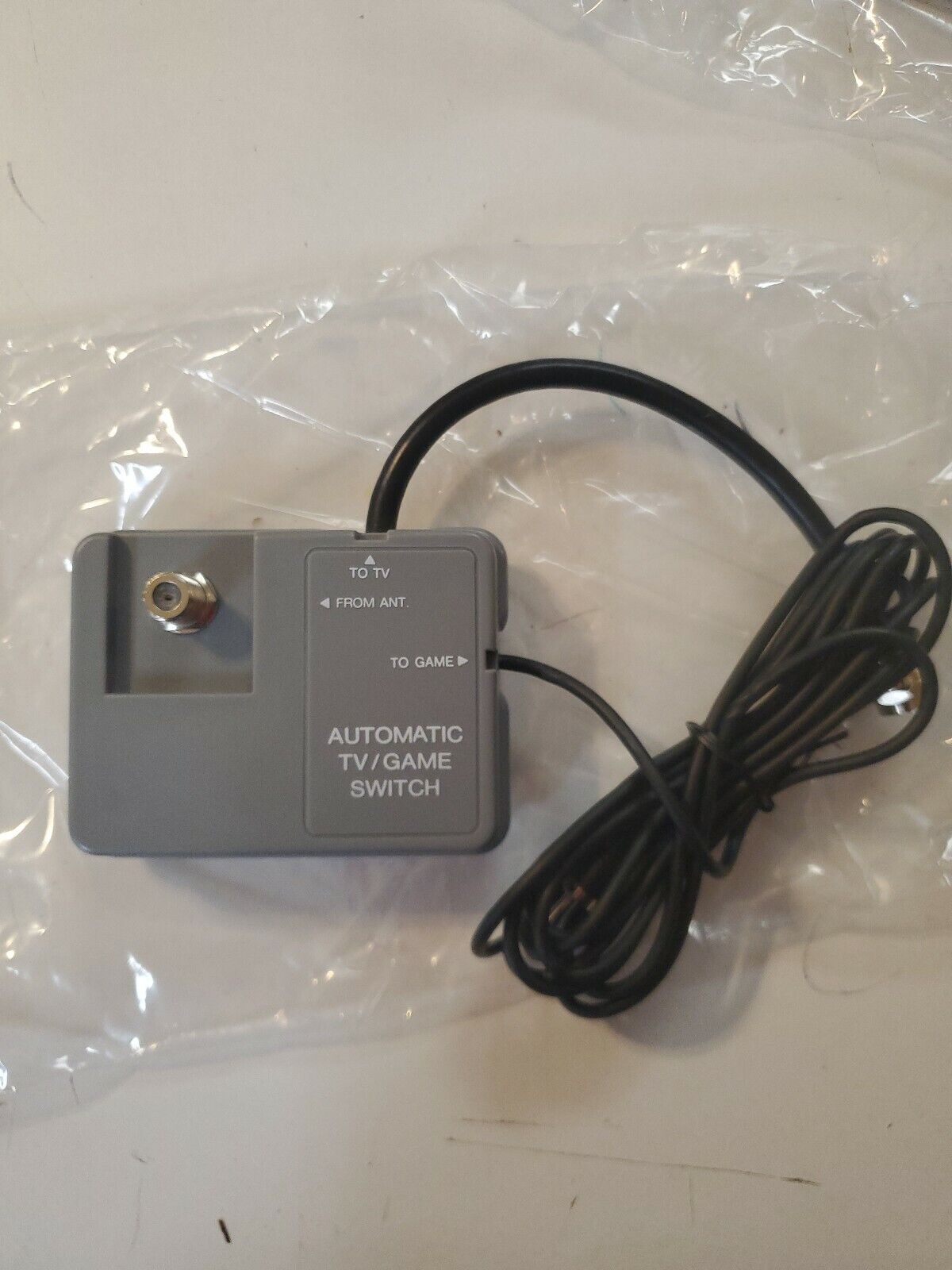 Atari Jaguar RF SWITCH BOX for Atari Nintendo Sega GRAY NEW
