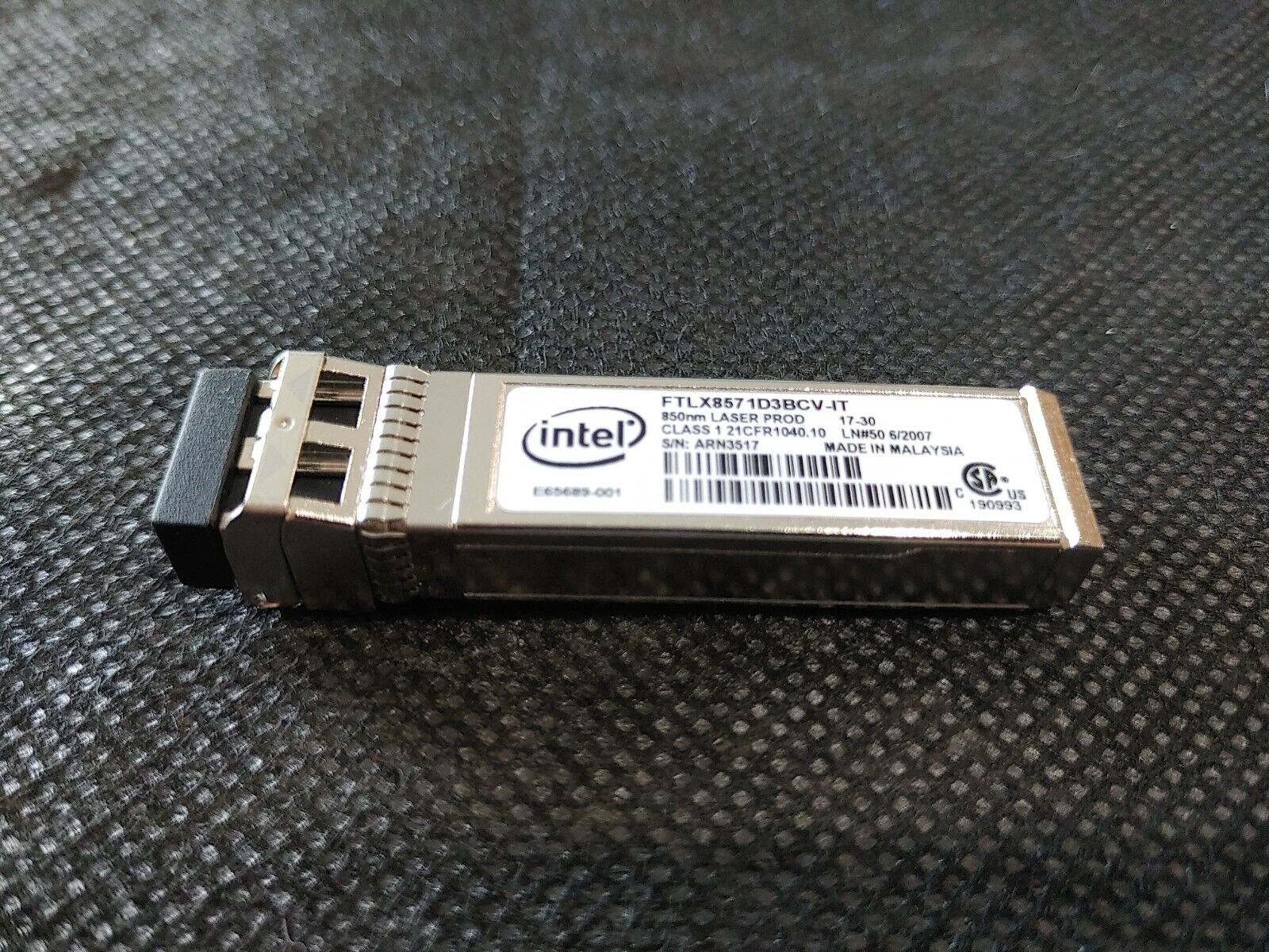 Intel 10Gb Fiber Transceiver (FTLX8571D3BCV-IT) Network SFP