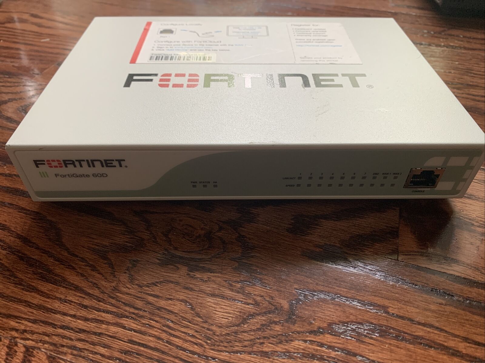 Fortinet FortiGate-60D Network Firewall