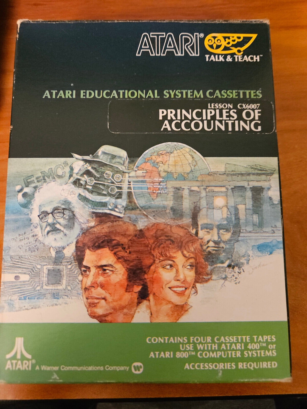 Atari 400 / 800 Educational System Cassettes - Principles of Accounting CX6007