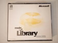3 Disc MSDN Library October 1999  Microsoft Computer Software Vintage Vtg picture