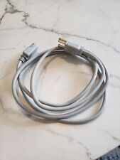 Apple Macintosh Gray IEC AC Power Cord Cable 6ft Vintage Electri Cord 1980s picture