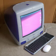 Vintage 1999 Apple Grape iMac G3 333 MHz M4984, USB keyboard & mouse, OS 8.6 picture