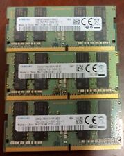 Lot of 3 - Samsung - 16GB 2Rx8 PC4-2666V - SoDimm - RAM picture