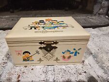 Disney It’s A Small World Music Trinket Jewelry Box - Vintage 60’s -VGUC RARE picture