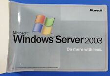 Window Cling Decal Sticker Partner Program Vintage Microsoft Windows 2003 Server picture