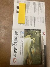 Vintage Adobe PageMaker 6.5 Windows Disc, Manuals, & Inserts picture