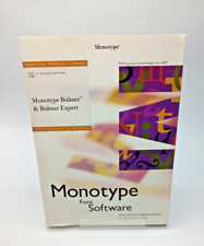 Vintage Monotype Software - Bulmer Expert - Postscript Font Floppy - PC - NOS picture