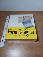 Key Form Designer For Dos Vintage Software Sealed New 1994 From Softkey picture