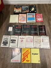 Lot of ATARI ST Computer GEM Manuals Software Boxes Ultima IV Captain Blood picture