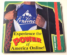 America Online AOL Mail Shirt Power 10 Hours Vintage 1990s Computer Software New picture