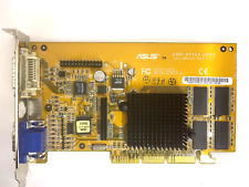 RARE VINTAGE ASUS V7100 (DVI) NVIDIA GEFORCE2 MX 32 MB AGP VGA DVI CARD MXB164 picture
