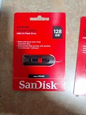 SanDisk 128 GB USB Flash Drive - Cruzer Glide USB 2.0 Flash Drive - fast ship picture